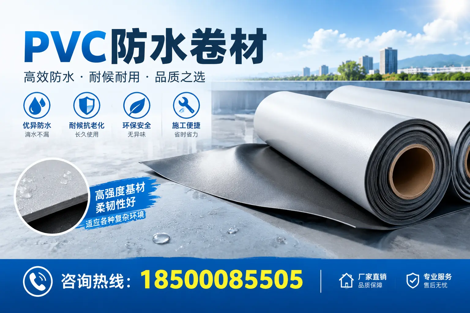 PVC防水卷材的环保特性与可持续发展探讨韶关